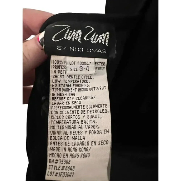 ZUM ZUM BY NIKI LIVAS MAXI FORMAL DRESS SIZE 3-4 - Picture 5 of 5